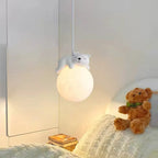 Nordic Cream Animal Spherical Pendant Light
