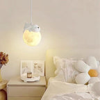 Nordic Cream Animal Spherical Pendant Light
