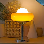 Bauhaus Vintage Egg Tart Orange Desk Lamp