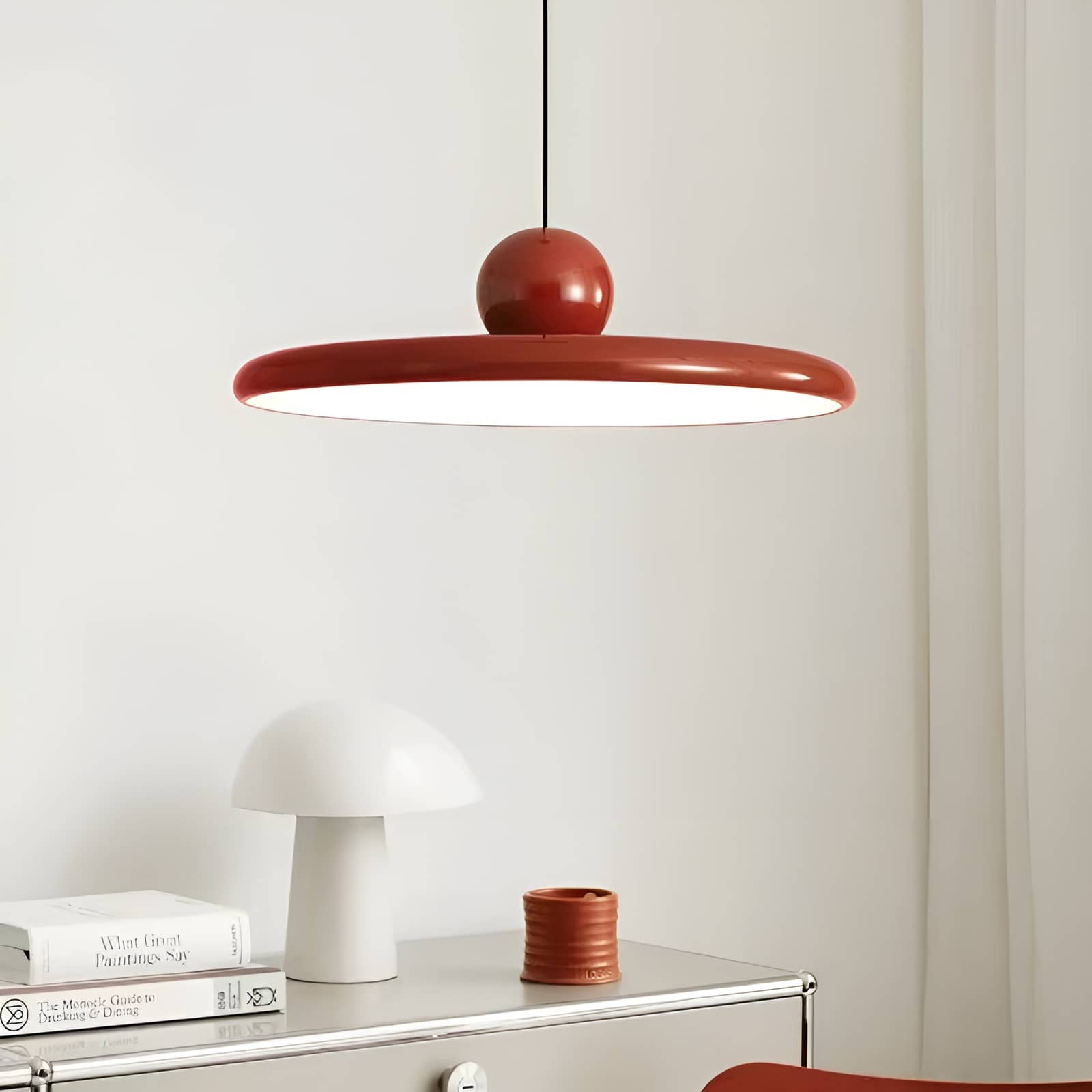 Nordic Bauhaus Flying Disc Pendant Light