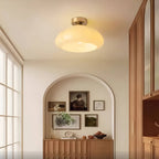Nordic Bauhaus Pumpkin Glass Ceiling Light