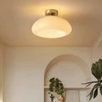 Nordic Bauhaus Pumpkin Glass Ceiling Light