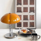 Nordic Bauhaus Pumpkin Glass Table Lamp