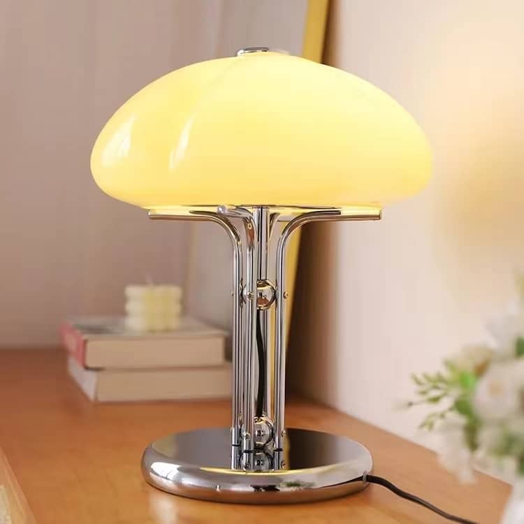 Nordic Bauhaus Pumpkin Glass Table Lamp