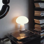 Nordic Cream White Mushroom Table Lamp