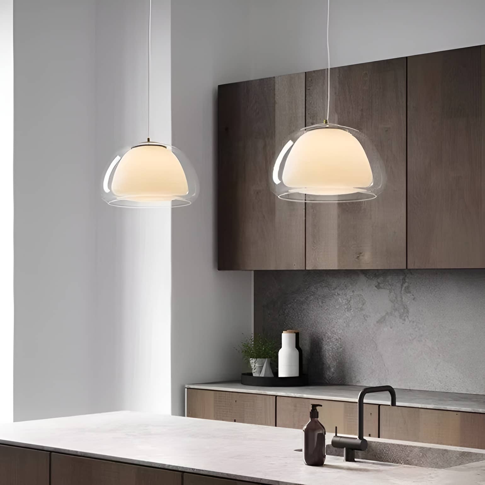 Nordic Creative Glass Jelly Pendant Light