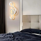 Nordic Creative Musical Note Wall Light