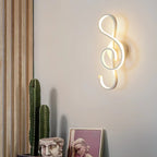 Nordic Creative Musical Note Wall Light