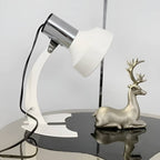 Industrial Fish Tail Arch Metal Table Lamp