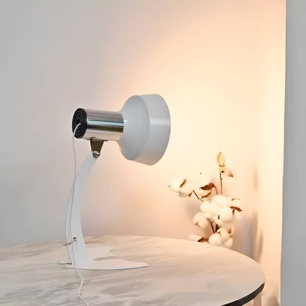 Industrial Fish Tail Arch Metal Table Lamp