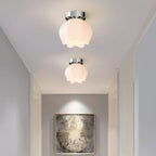 Nordic Glass Tulip Flower Ceiling Lamp