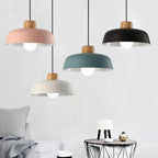 Nordic Macaron Bowl Shaped Pendant Light