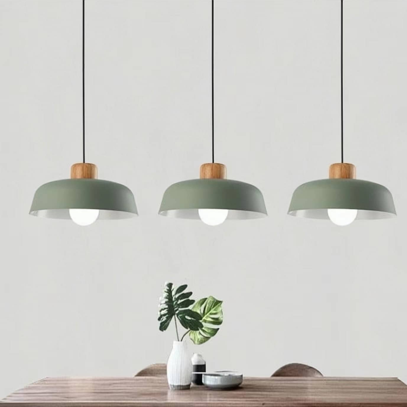 Nordic Macaron Bowl Shaped Pendant Light