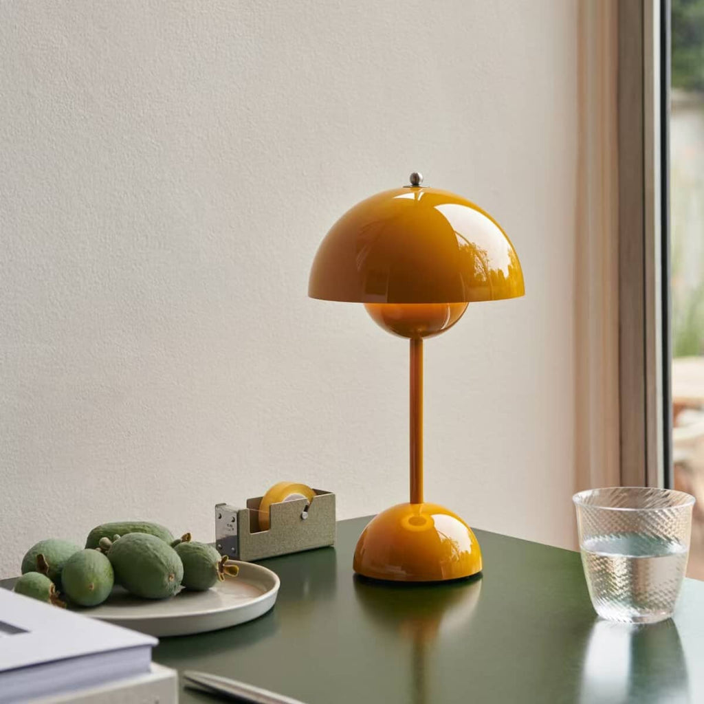 Scandinavian Minimalist Flowerpot Rechargeable Table Lamp