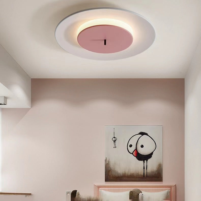 Macaron Round UFO Creative Ceiling Light