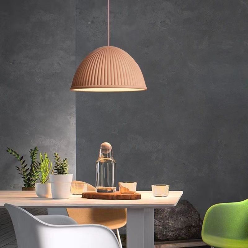 Nordic Macaron Resin Cream Pendant Light