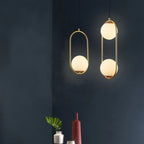 Nordic Mila Glass Globe Pendant Light