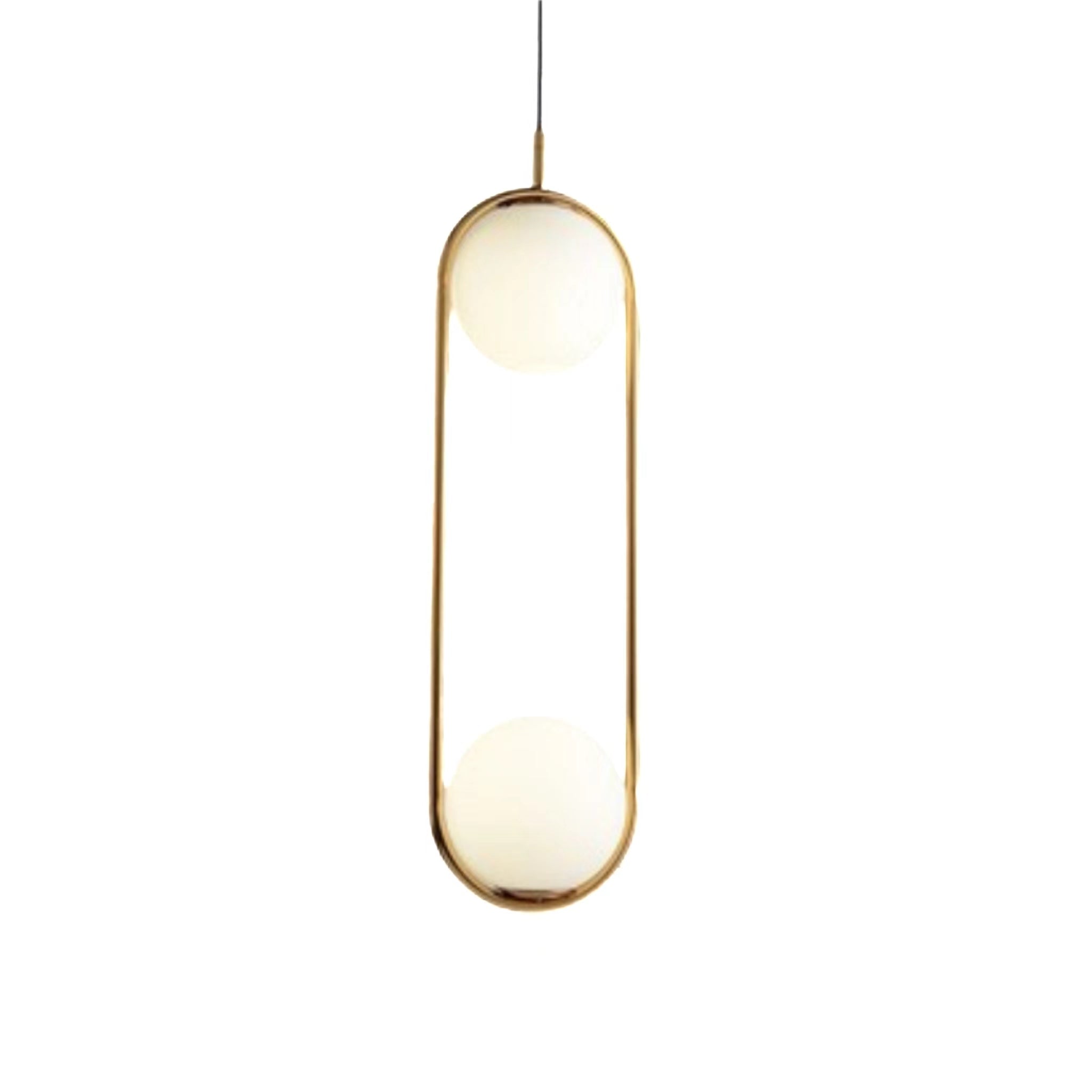 Nordic Mila Glass Globe Pendant Light