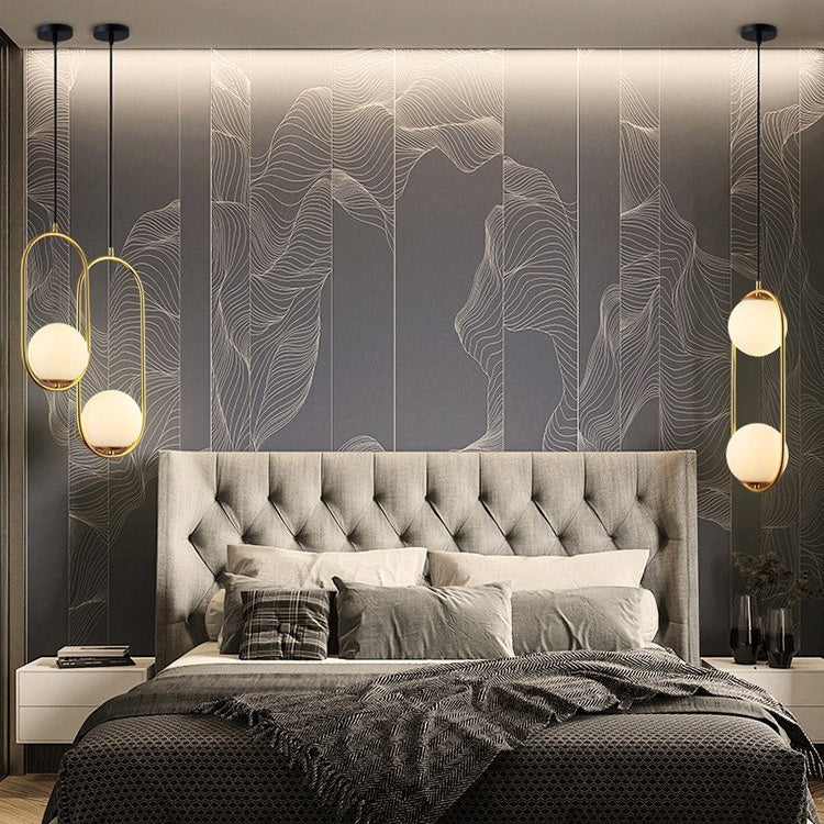 Nordic Mila Glass Globe Pendant Light