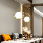 Nordic Mila Glass Globe Pendant Light