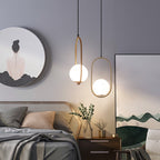 Nordic Mila Glass Globe Pendant Light