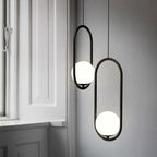 Nordic Mila Glass Globe Pendant Light