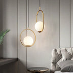 Nordic Mila Glass Globe Pendant Light