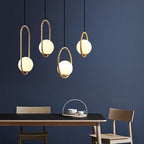 Nordic Mila Glass Globe Pendant Light
