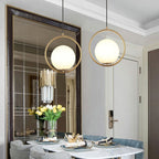 Nordic Mila Glass Globe Pendant Light
