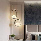 Nordic Mila Glass Globe Pendant Light