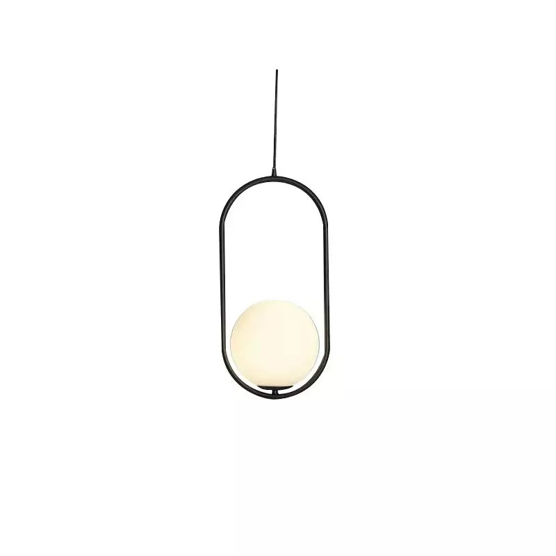 Nordic Mila Glass Globe Pendant Light