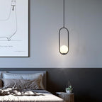 Nordic Mila Glass Globe Pendant Light