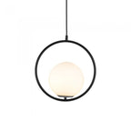 Nordic Mila Glass Globe Pendant Light