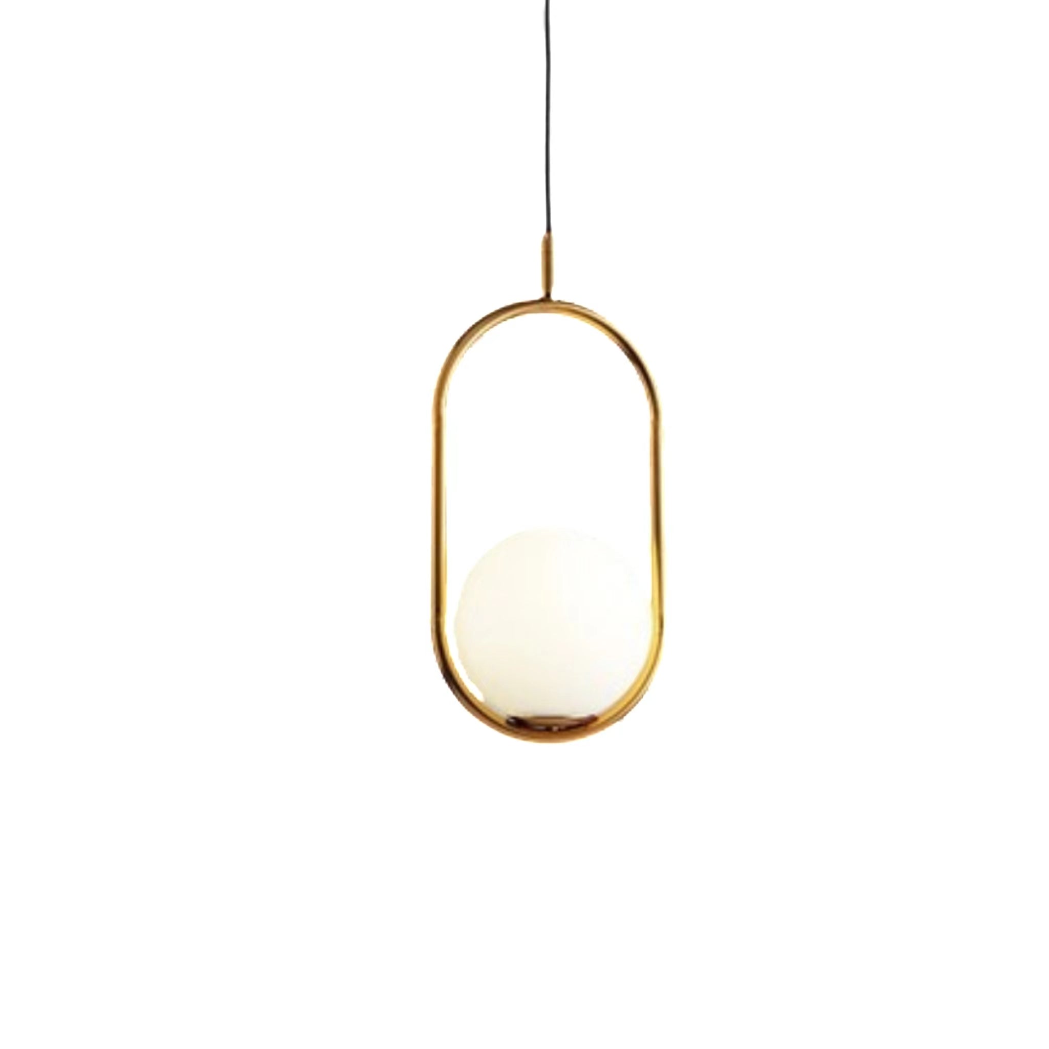 Nordic Mila Glass Globe Pendant Light