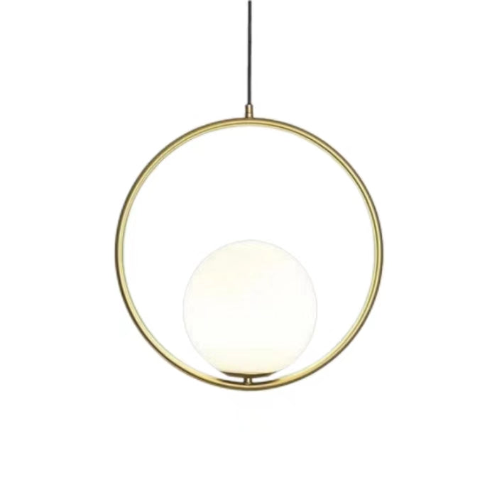 Nordic Mila Glass Globe Pendant Light
