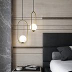 Nordic Mila Glass Globe Pendant Light