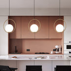 Nordic Mila Glass Globe Pendant Light