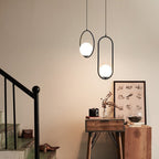 Nordic Mila Glass Globe Pendant Light