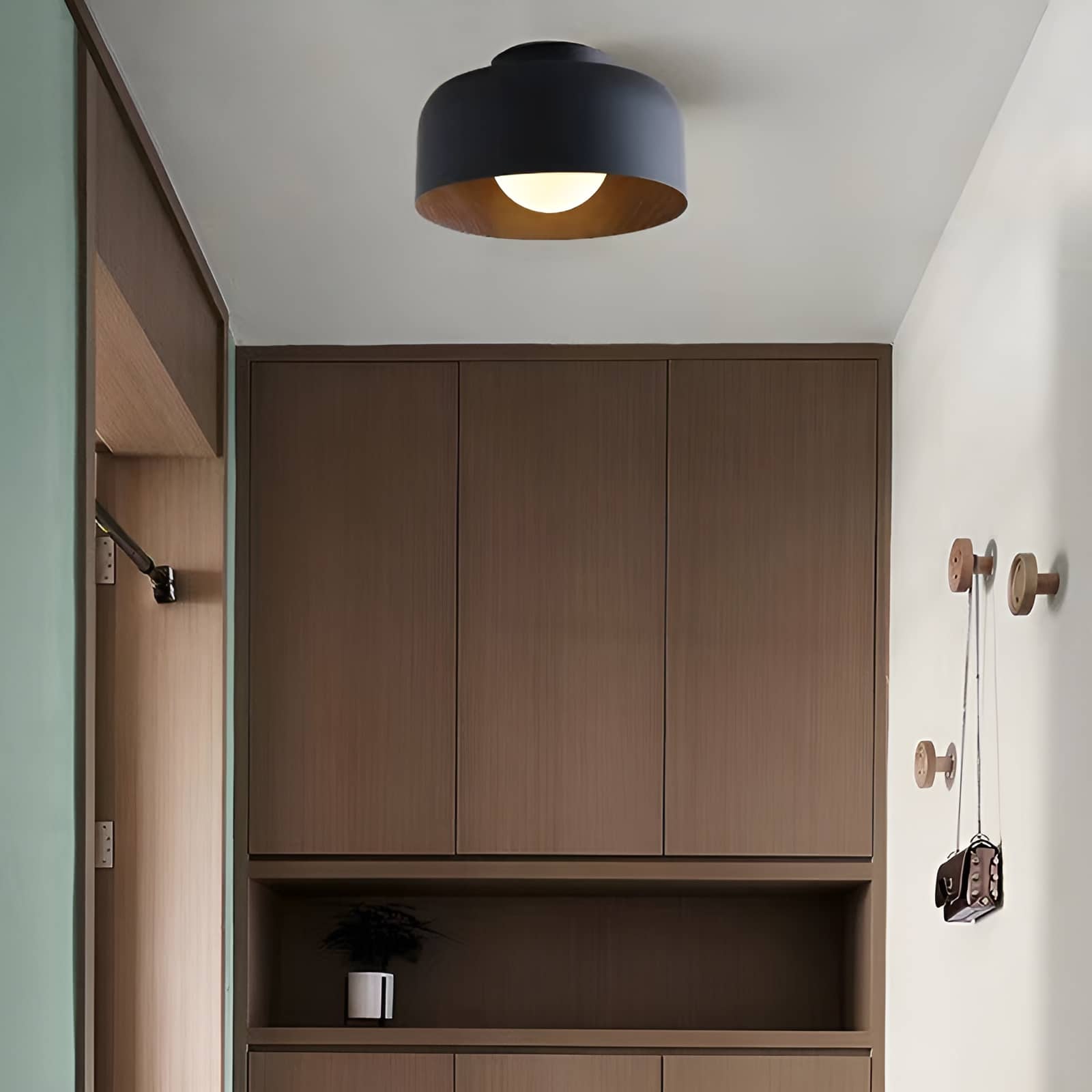 Nordic Minimalist Bowl Shaped Ceiling Light