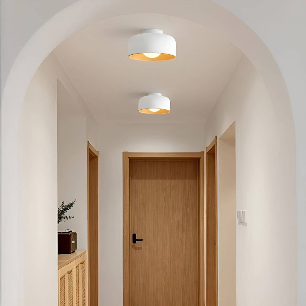 Nordic Minimalist Bowl Shaped Ceiling Light