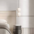 Nordic White Pearl Glass Pendant Light