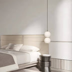 Nordic White Pearl Glass Pendant Light