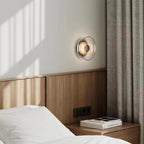 Nordic Blossi Disc LED Glass Wall Light