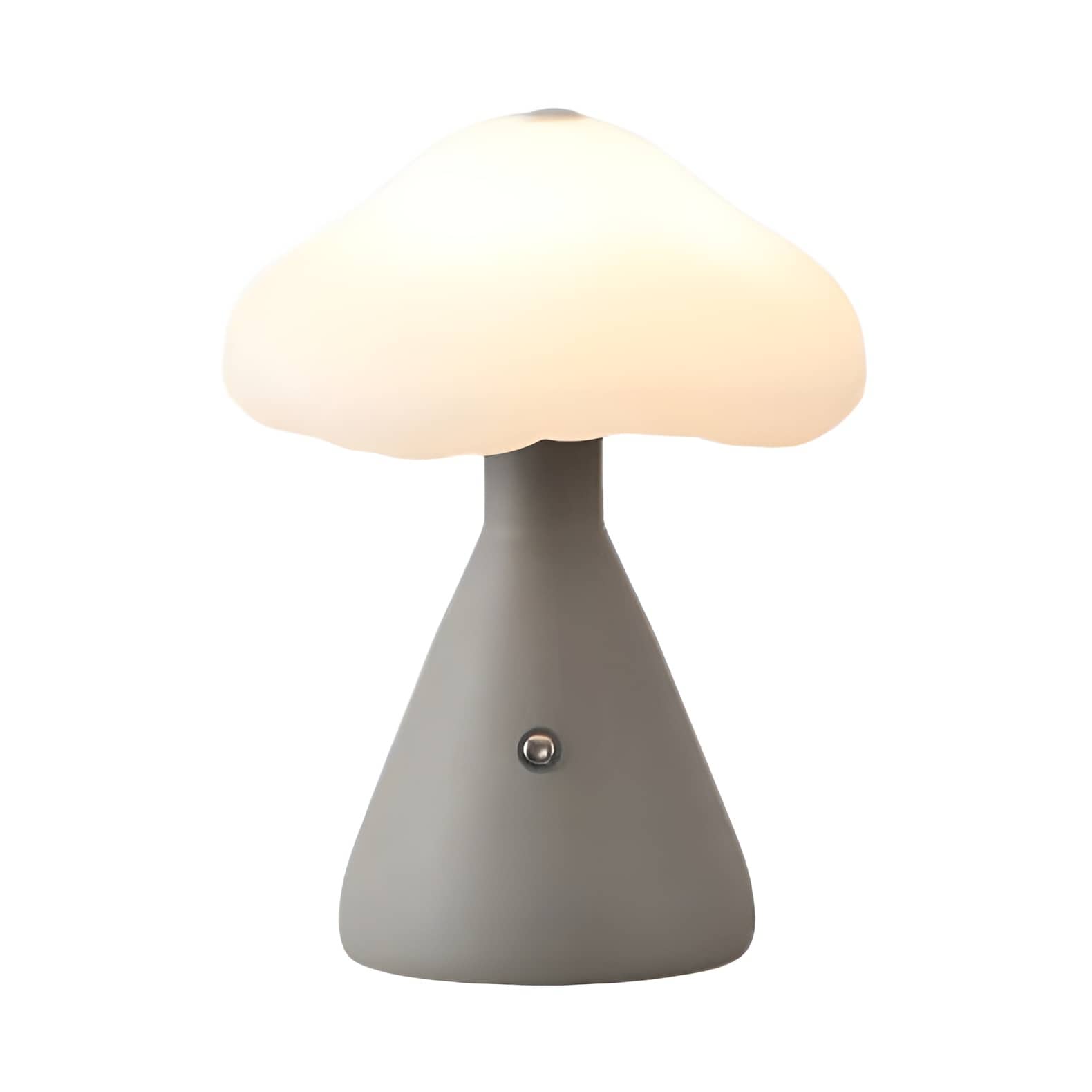 Modern Rechargeable Mushroom Shaped Table Lamp