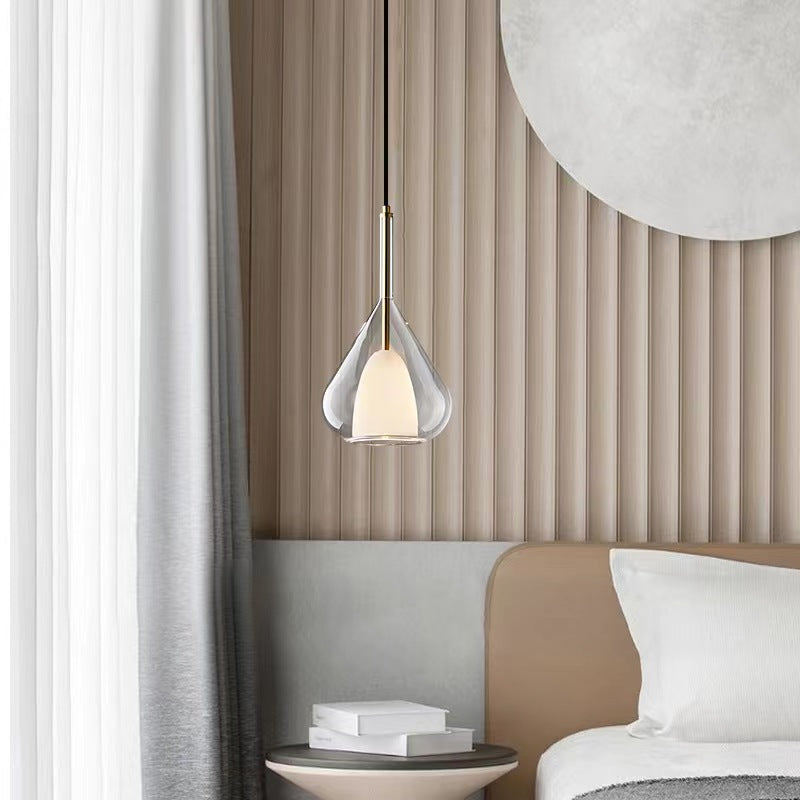 Nordic Water Drop Glass Pendant Light