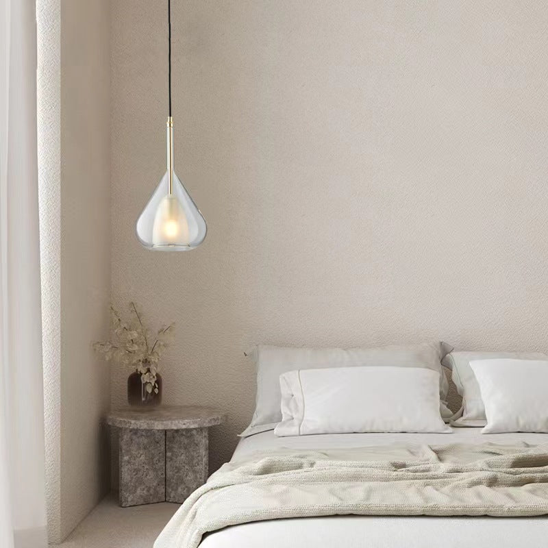 Nordic Water Drop Glass Pendant Light