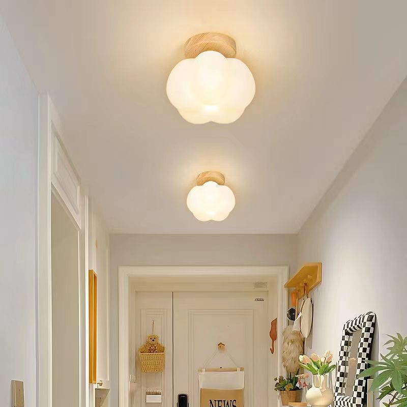 Nordic White Crown Cloud Ceiling Light
