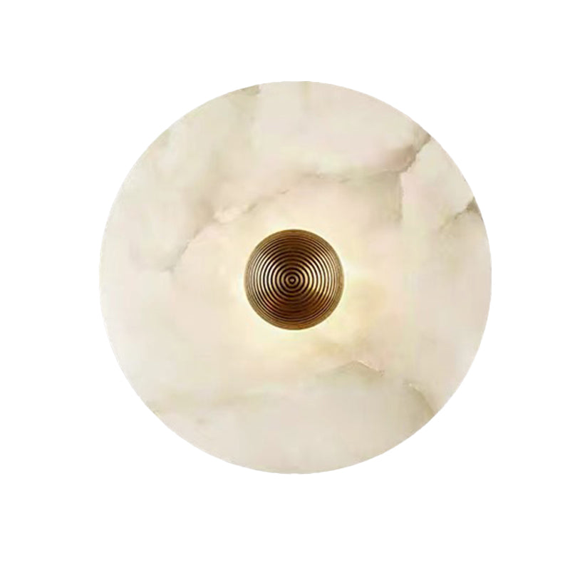Marble Modern Minimalist Round Wall Light