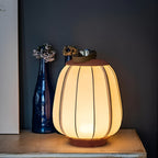 Rechargeable Japanese Lantern Wooden Table Lamp
