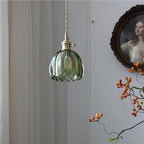 Mid Century Flower Glass Pendant Light